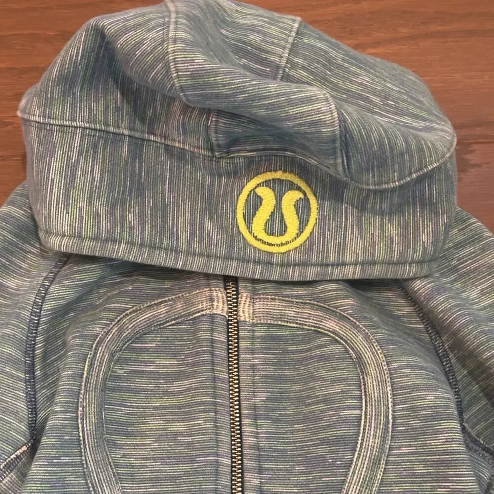 Lululemon Hoodie Wee Are From Space Printed Polar Cream Clarity Yellow Size 2